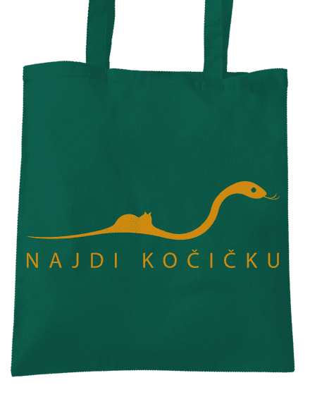 Najdi kočičku taška Bottle Green WM