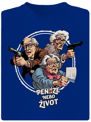 Penze nebo život pánské sportovní tričko Royal Blue Mal