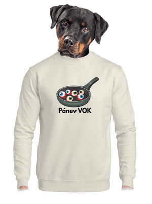 unisex mikina bez kapuce