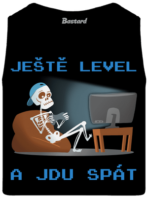 Ještě level pánské tílko Black