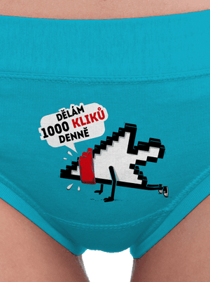 Klikař dámské kalhotky Turquoise