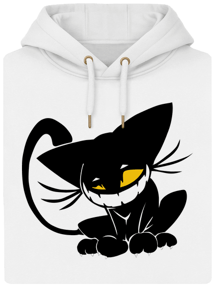 Evil cat unisex mikina premium Snowwhite