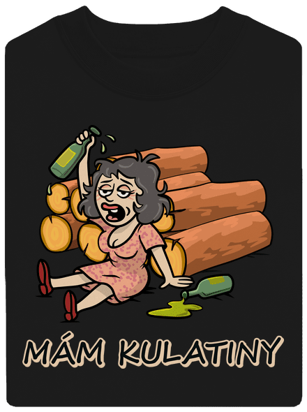Mám kulatiny unisex mikina bez kapuce Black