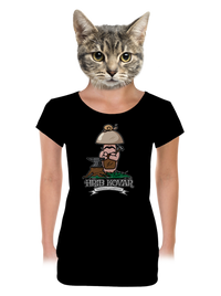dámské tričko s lemem