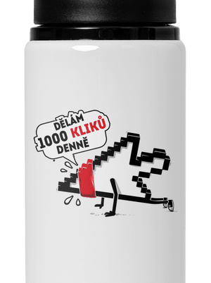 Klikař lahev na vodu White