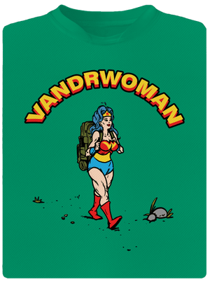 Vandrwoman dětské sportovní tričko Kelly Green Mal