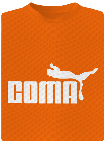 Coma pánské sportovní tričko Neon Orange
