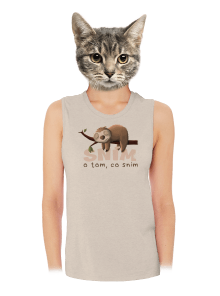 Sním o tom, co sním dámské tílko volné Heather Peach