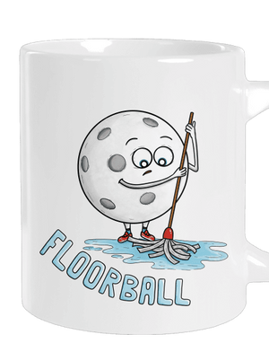 Floorball velký hrnek White