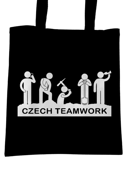 Czech Teamwork taška Black