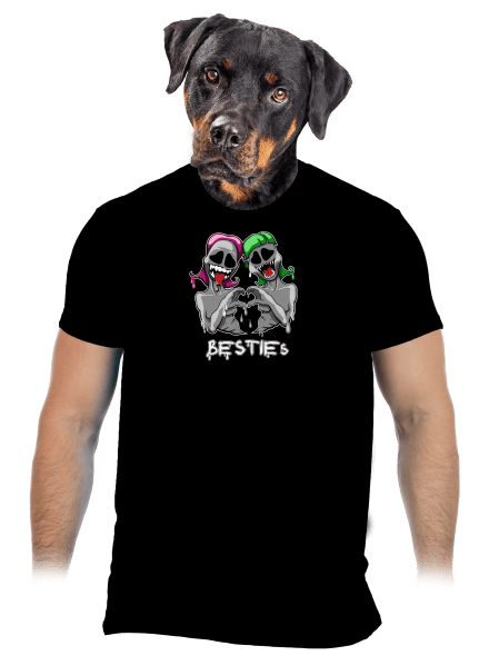 Besties pánské tričko Black