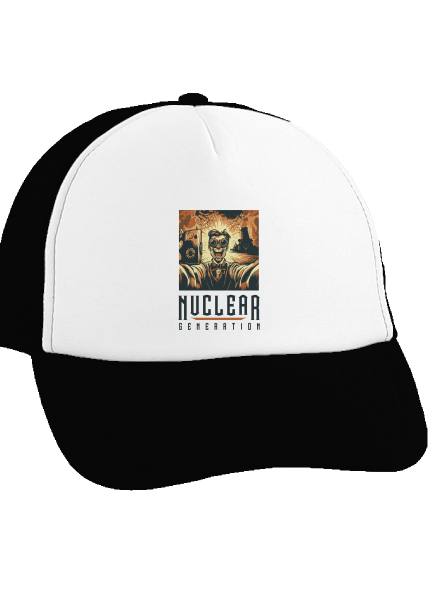 Nuclear generation kšiltovka truckerka Black cap