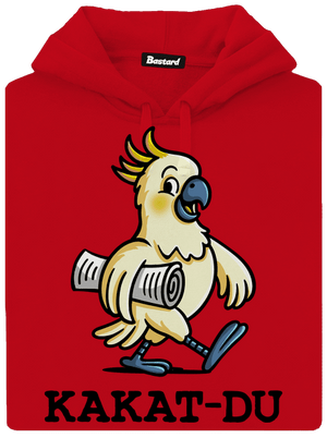 Kakat-du pánská mikina klokanka Red