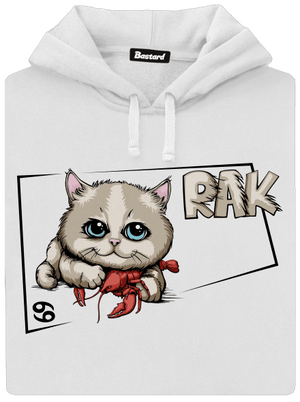 Kočičí horoskop: Rak dámská mikina klokanka White