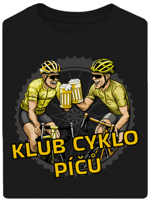 Klub cyklo píčů unisex tričko oversized Black