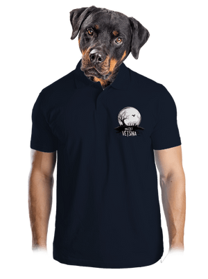 Mlčící většina pánská polokošile Navy Mal