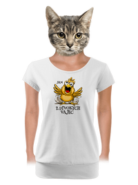 dámské tričko s lemem