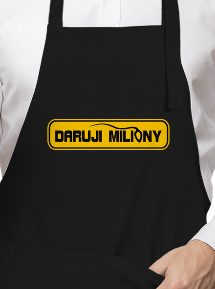 Miliony zástěra Black