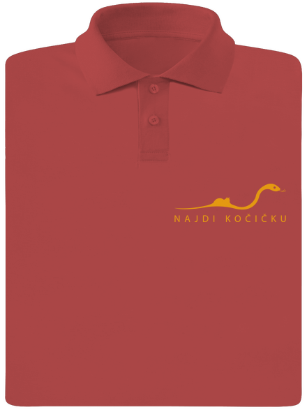 Najdi kočičku pánská polokošile Burgundy