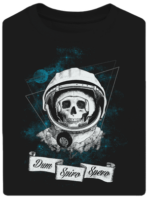 Dum Spiro Spero unisex tričko oversized Black