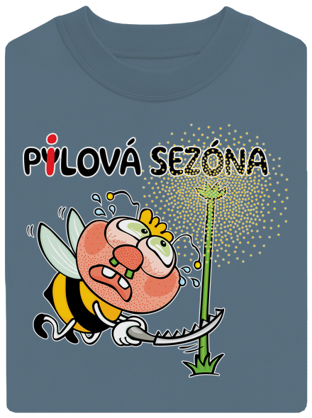 Pylová sezóna unisex mikina bez kapuce Nordic Blue