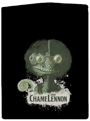 ChameLennon pánská mikina na zip Black