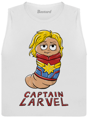 Captain Larvel dámské tílko volné White