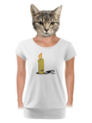 dámské tričko s lemem