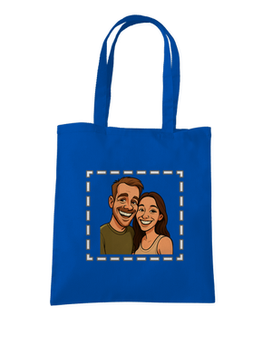 Karikatura z vlastní fotky taška Bright Royal