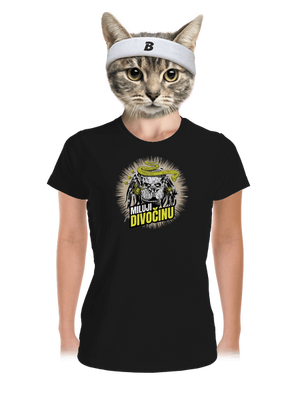 Miluji divočinu dámské sportovní tričko Black