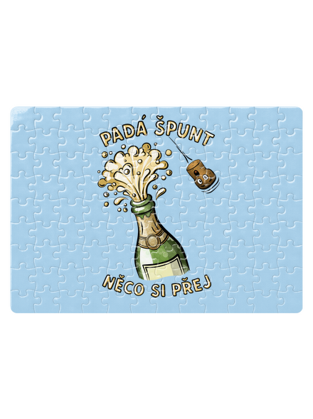 Padá špunt puzzle White