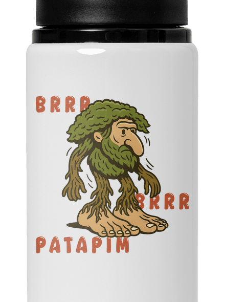 Brrr Brrr Patapim – Italian Brainrot lahev na vodu White