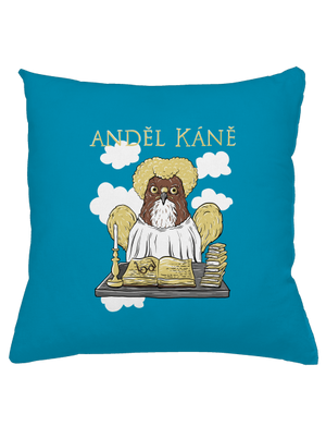 Anděl Káně polštář Blue Turquoise
