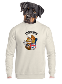 unisex mikina bez kapuce