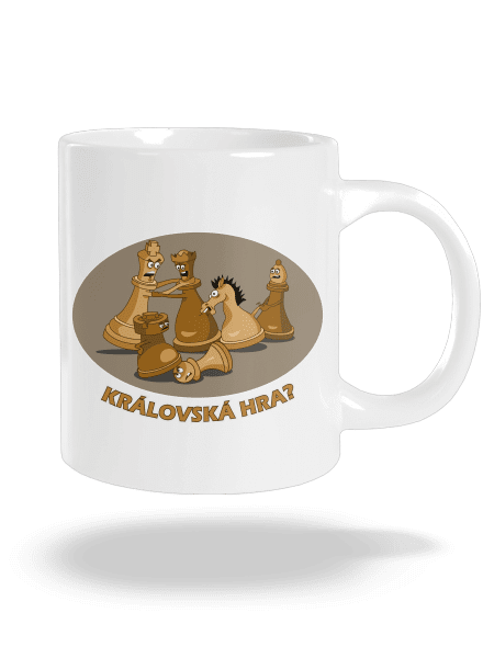 Královská hra velký hrnek White