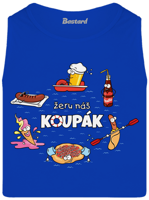 Český koupák pánské tílko Royal Blue
