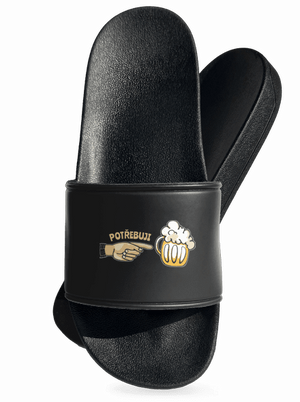 Rodinné potřeby pantofle Black