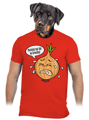 Cibule na kroužky pánské tričko Fiery Red