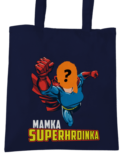 Mamka superhrdinka taška French Navy