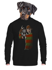 unisex mikina bez kapuce