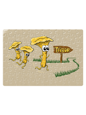 Běží lišky k Táboru puzzle White