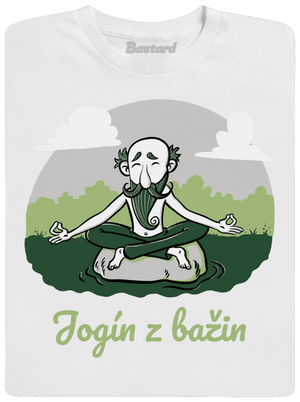 Jogín z bažin pánské dlouhý rukáv White