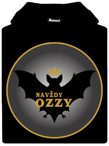 Navždy Ozzy dámská mikina klokanka Black