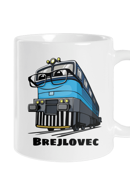 Brejlovec klasický hrnek White