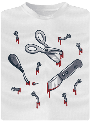 Halloween nářadí dětské sportovní tričko White