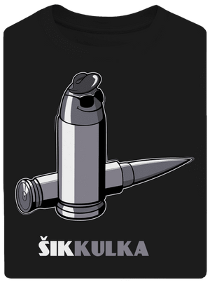 Šikkulka unisex tričko oversized Black