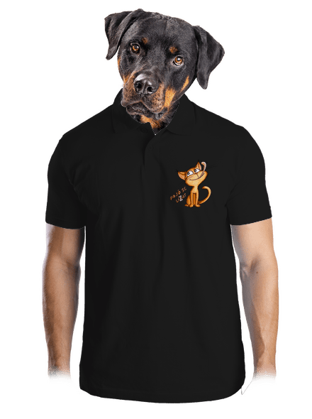 Pojď se lísat pánská polokošile Black