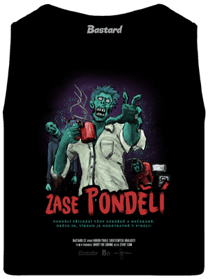 B13: Zase pondělí pánské tílko Black