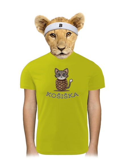Košiška dětské sportovní tričko Neon Yellow
