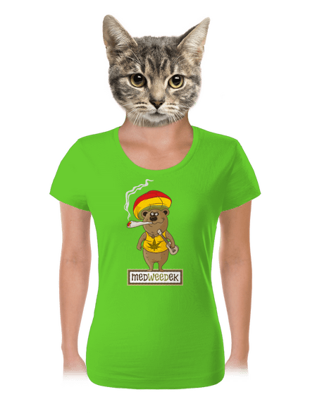 Medweedek dámské tričko Apple Green